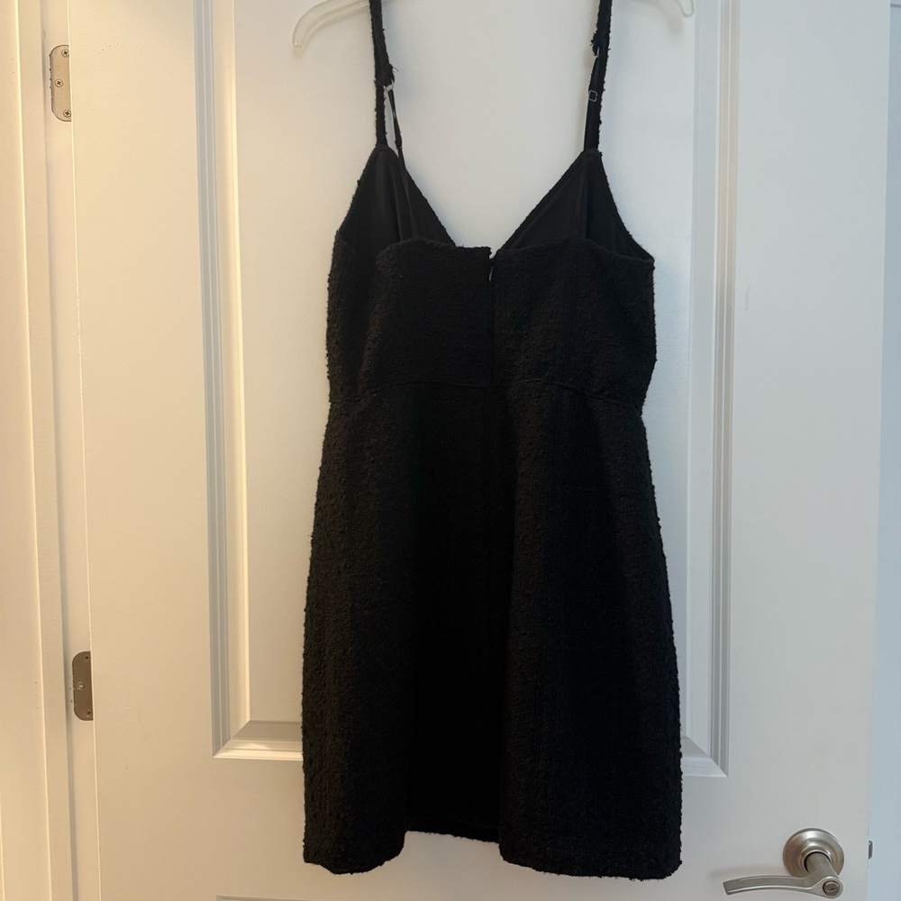 NWT Black Tweed Dress - Picture 4 of 4